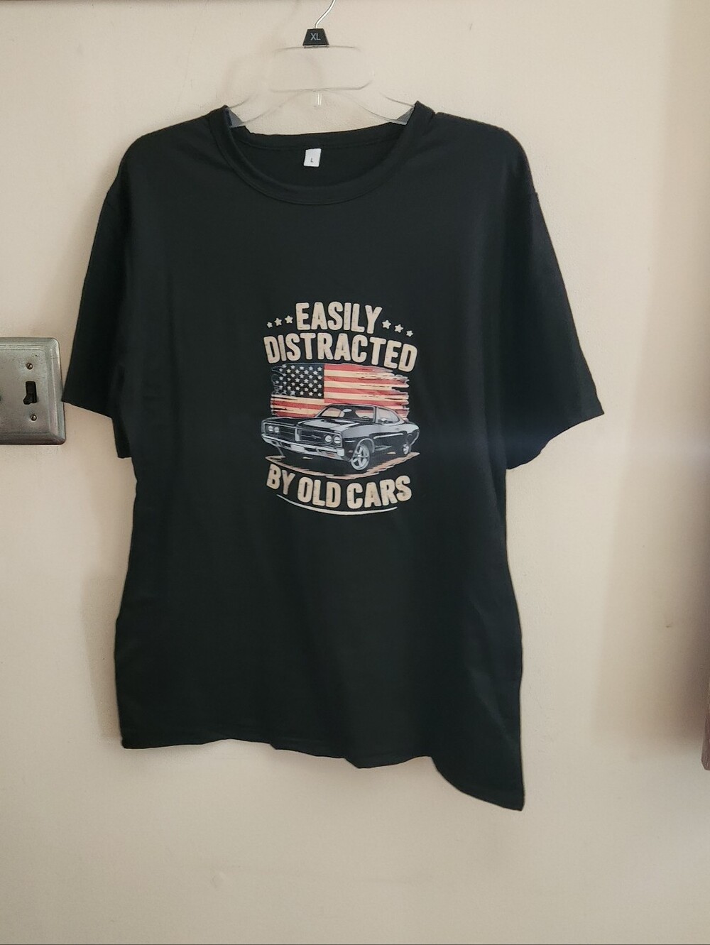 🎉 Men's Easily Distracted By Old Cars Tee